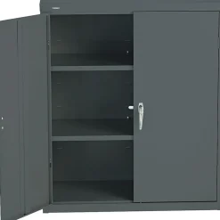 HON® Brigade® Steel Storage Cabinet, Assembled, 42Hx36Wx18D", Charcoal (HONSC1842S)