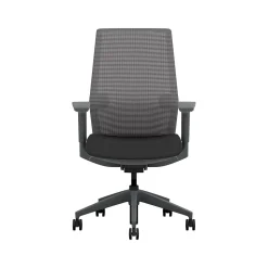 HON Cipher Mesh/Fabric Swivel Task Chair, Black/Charcoal (HCFRT.STC.H.S.IC.CU10.TC00.AL.ST.SB.S)