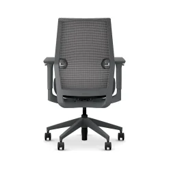 HON Cipher Mesh/Fabric Swivel Task Chair, Black/Charcoal (HCFRT.STC.H.S.IC.CU10.TC00.AL.ST.SB.S)