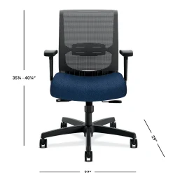 HON Convergence Mesh Low-Back Task Chair, Blue (HONCMY1AAPX13)