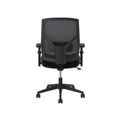 HON Crio High-Back Task Chair, Mesh Back, Adjustable Arms, Adjustable Lumbar, Black Leather (BSXVL581SB11T)
