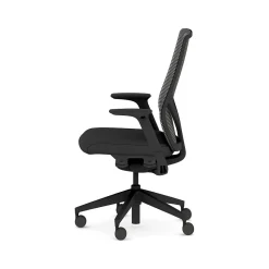 HON Flexion Fabric/Mesh Swivel Task Chair, Black (HFXT1.F0.STC.A.H.IM.CU10.NL.SB.T)