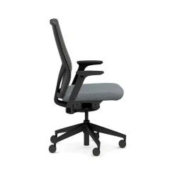 HON Flexion Fabric/Mesh Task Chair, Basalt/Black (HFXT1.F0.STC.A.H.IM.APX25.NL.SB.T)
