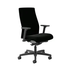 HON Ignition 2.0 Ergonomic Polyurethane Swivel Task Chair, Black (HIWMUKD.Y2.A.H.UR10.NL.SB.T)