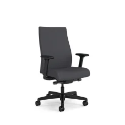 HON Ignition 2.0 Ergonomic Vinyl Upholstered Swivel Task Chair, Basalt (HIWMUKD.Y2.A.H.SX23.NL.SB.T)