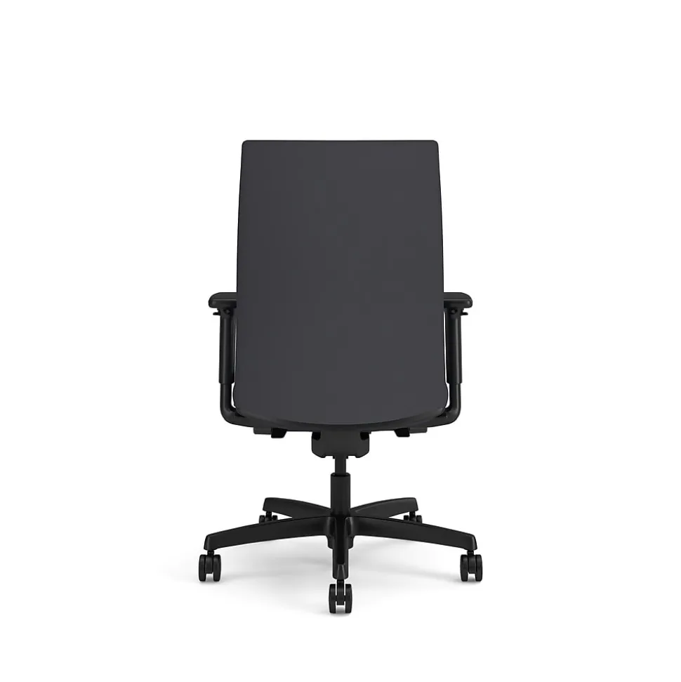 HON Ignition 2.0 Ergonomic Vinyl Upholstered Swivel Task Chair, Basalt (HIWMUKD.Y2.A.H.SX23.NL.SB.T)