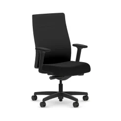 HON Ignition 2.0 Fabric Swivel Task Chair, Black (HIWMUKD.Y2.A.H.CU10.NL.SB.T)