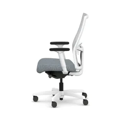 HON Ignition 2.0 Fabric/Mesh Swivel Task Chair, Basalt/Designer White (HIWMMKD.Y2.A.H.IF.APX25.DW.SB.DWX)