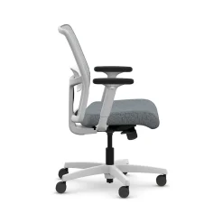 HON Ignition 2.0 Fabric/Mesh Swivel Task Chair, Basalt/Designer White (HITLMKD.Y1.A.H.IF.APX25.DW.SB.DWX)