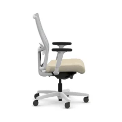 HON Ignition 2.0 Fabric/Mesh Swivel Task Chair, Biscotti/Designer White (HIWMMKD.Y2.A.H.IF.HAML11.DW.SB.DWX)