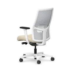 HON Ignition 2.0 Fabric/Mesh Swivel Task Chair, Biscotti/Designer White (HIWMMKD.Y2.A.H.IF.HAML11.DW.SB.DWX)