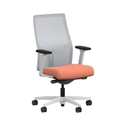 HON Ignition 2.0 Fabric/Mesh Swivel Task Chair, Passion Fruit/Designer White (HIWMMKD.Y2.A.H.IF.HAML02.DW.SB.DWX)