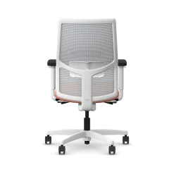 HON Ignition 2.0 Fabric/Mesh Swivel Task Chair, Passion Fruit/Designer White (HIWMMKD.Y2.A.H.IF.HAML02.DW.SB.DWX)