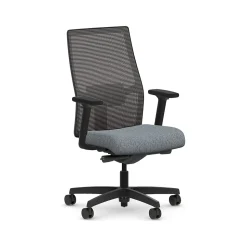 HON Ignition 2.0 Fabric/Mesh Swivel Task Chair, Basalt/Black (HIWMMKD.Y2.A.H.IM.APX25.BL.SB.T)