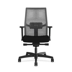 HON Ignition 2.0 Mesh Back Fabric Task Chair, Black (HONI2MRL2AC10TK)