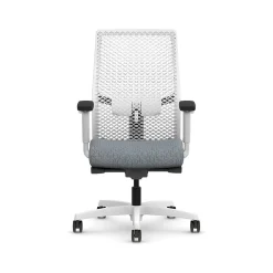 HON Ignition 2.0 ReActiv Fabric Swivel Task Chair, Basalt/Designer White (HIWMRAKD.Y2.A.H.DWR.APX25.DW.SB.DWX)