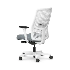 HON Ignition 2.0 ReActiv Fabric Swivel Task Chair, Basalt/Designer White (HIWMRAKD.Y2.A.H.DWR.APX25.DW.SB.DWX)