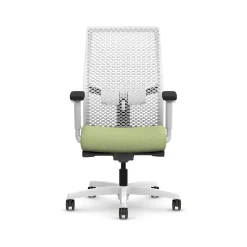 HON Ignition 2.0 ReActiv Fabric Swivel Task Chair, Fern/Designer White (HIWMRAKD.Y2.A.H.DWR.HAML04.DW.SB.DWX)