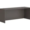 HON Mod 72" Credenza Shell Desk, Slate Teak (HLPLCS7224LSL1)
