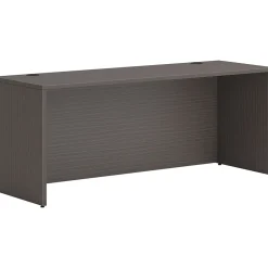 HON Mod 72" Credenza Shell Desk, Slate Teak (HLPLCS7224LSL1)