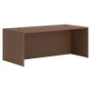 HON Mod 72" Desk Shell, Sepia Walnut (HLPLDS7236.LSE1)