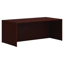 HON Mod 72" Desk Shell, Traditional Mahogany (HLPLDS7236.LTM1)