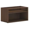 HON Mod 21" Low Storage Credenza with 2 Shelves, Sepia Walnut (HLPLCL3620S.LSE1)