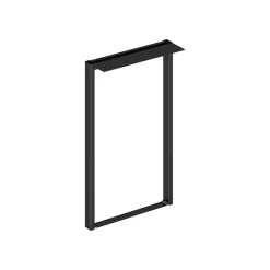 HON Mod 23" Metal Overhead Support Leg, Black (HLPLOS23.BLKP)