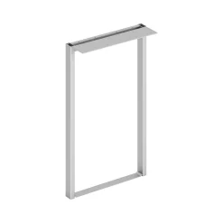 HON Mod 23" Metal Support Leg, Silver (HLPLOS23.SLVR)