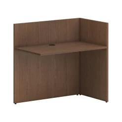 HON Mod 42" Reception Return Shell Desk, Sepia Walnut (HLPLRCPNRS4225.LSE1)