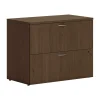 HON Mod 2-Drawer Lateral File Cabinet, Letter/Legal Size, Lockable, 29"H x 36"W x 20"D, Sepia Walnut (HLPLLF3620L2.LSE1)