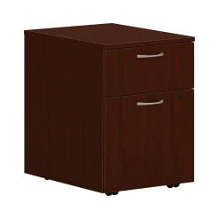 HON Mod 2-Drawer Vertical File Cabinet, Letter/Legal, Traditional Mahogany, 20" (HLPLPMBFLTM1)