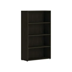 HON Mod 4-Shelf 53"H Bookcase, Java Oak (HLPLBC3013B4.LJA1)