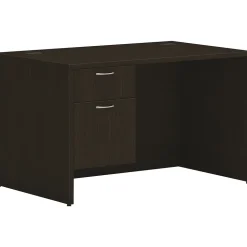 HON Mod 48"W Computer Desk, Java Oak (HLPLDS48HBFJA1)