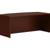 HON Mod 72"W Desk Shell, Traditional Mahogany (HLPLDS7236B.LTM1)