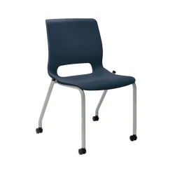 HON Motivate Office Stacking Chair, Regatta/Platinum, 2/Carton (HMG1.N.S.RE.PLAT)