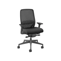 HON Nucleus Ergonomic Fabric/Mesh Swivel Task Chair, Black (HNR1KD.Y2.STC.A.H.IM.CU10.BL.SB.T)