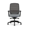 HON Nucleus Fabric/Mesh Swivel Task Chair, Basalt/Black (HNR1KD.Y2.STC.A.H.IM.APX25.BL.SB.T)