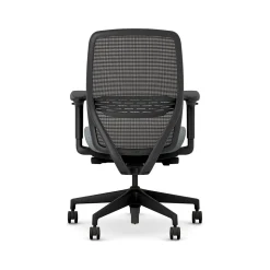 HON Nucleus Fabric/Mesh Swivel Task Chair, Basalt/Black (HNR1KD.Y2.STC.A.H.IM.APX25.BL.SB.T)