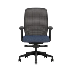 HON Nucleus Fabric/Mesh Swivel Task Chair, Navy/Black (HNR1KD.Y2.STC.A.H.IM.APX13.BL.SB.T)