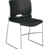 HON Olson High-Density Stacking Chair, Onyx Shell (HON4041ON)