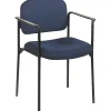 HON Scatter Fabric Stacking Guest Chair, Fixed Arms, Navy (BSXVL616VA90)