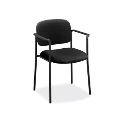 HON Scatter Fabric Stacking Guest Chair, Fixed Arms, Black (BSXVL616VA10)