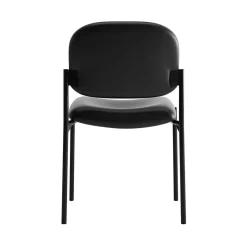 HON Scatter Stacking Guest Chair, Black SofThread Leather (BSXVL606SB11)
