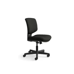HON Volt Leather Task Chair, Black (HON5703SB11T)