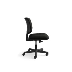 HON Volt Leather Task Chair, Black (HON5703SB11T)