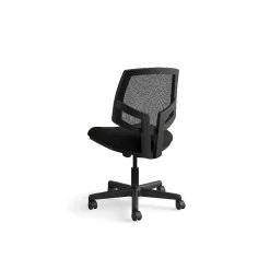 HON Volt Mesh Back Leather Task Chair, Black (HON5713SB11T)