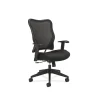 HON Wave Mesh High-Back Task Chair, Synchro-Tilt, Adjustable Arms, Black Sandwich Mesh Seat (BSXVL702MM10)