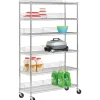 Honey Can Do 6-Tier Steel Shelving 600 Lb. Capacity, Chrome (SHF-0926)