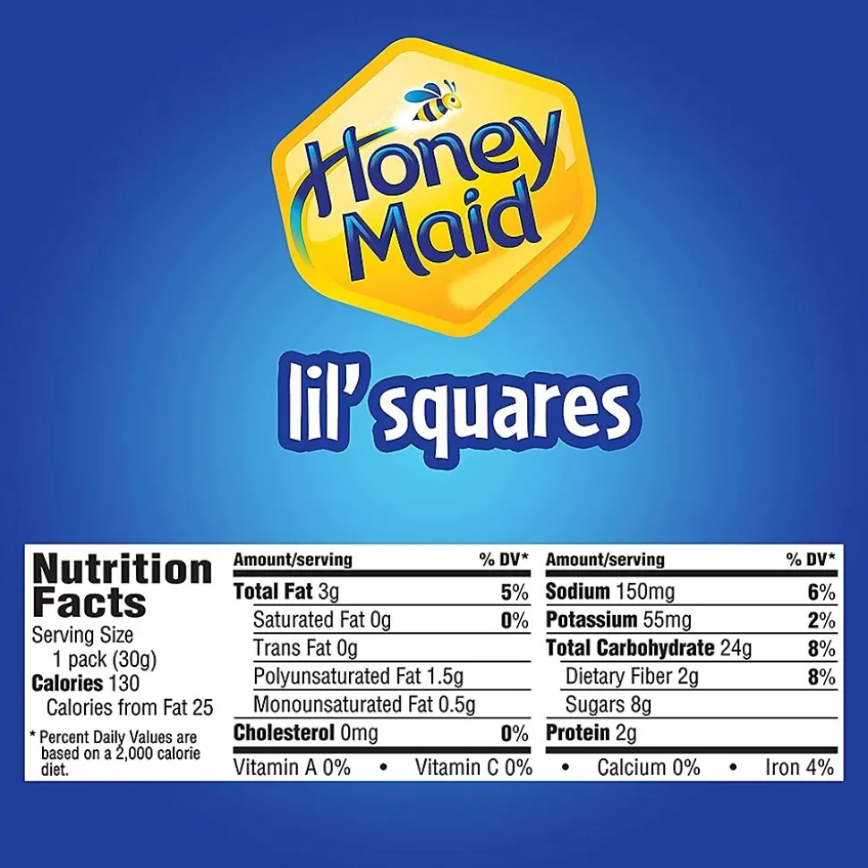 Honey Maid Honey Graham Crackers, 1.06 oz., 72/Carton (MOZ001932000166)